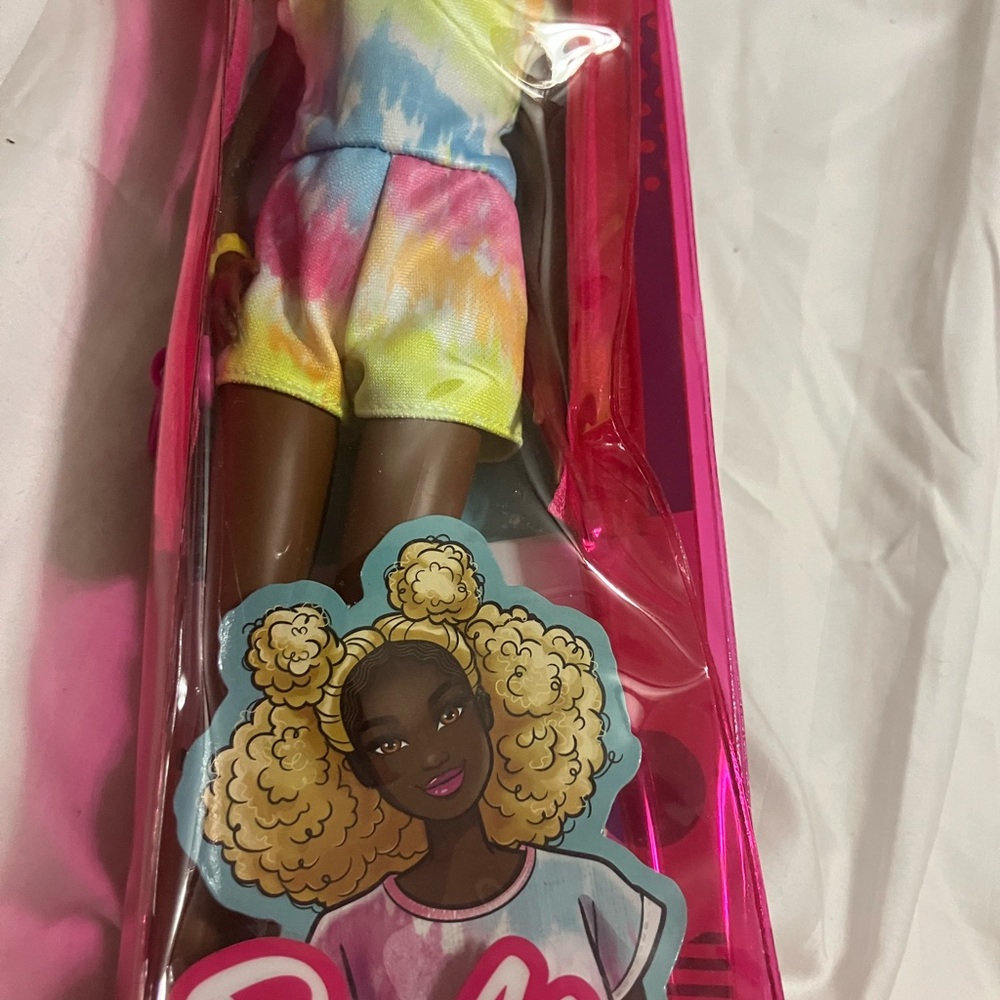 Barbie Doll in Vibrant Tie-Dye Outfit